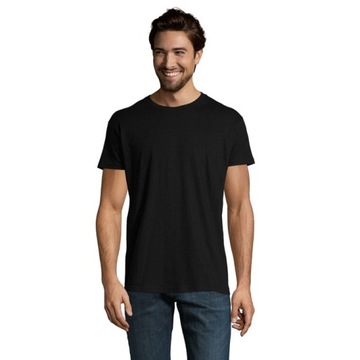 Koszulka | SOL'S IMPERIAL MEN | Deep Black | r. M