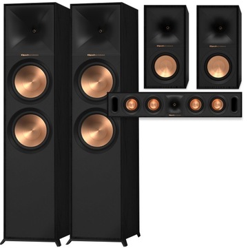 KLIPSCH R-800F + R-50M + R-30C ZESTAW KOLUMN 5.0