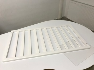 Łóżeczko drewniane 90 x 45 Roba 2 w 1 biały + materac