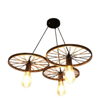 Nowa retro trzykołowa lampa sufitowa E27