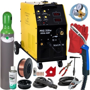 Spawarka MIG MAG Magnum MIG 358W MMA 400V zestaw