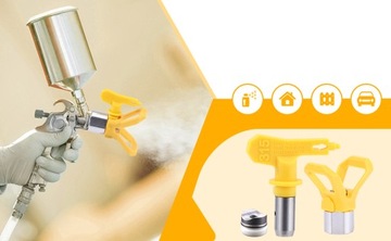 Крышка сопла RAC V + сопло 317 513 515 517 519 + комплект пистолетов в БЕСПЛАТНЫХ ПОДАРКАХ