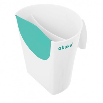 AKUKU Kubek do Spłukiwania Głowy BIAŁ/MIĘT A0430