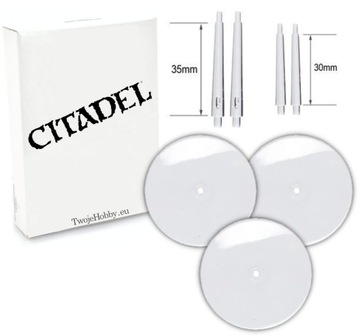 CITADEL FLYING STEMS WITH 60MM FLYING BASES , Podstawki Citadel