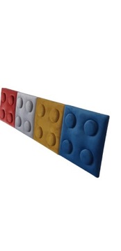 TAPICEROWANE PANELE LEGO DLA DZIECI 25 x 25cm