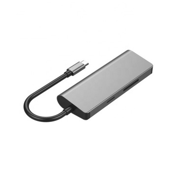 HUB USB Type C Адаптер для чтения карт HDMI 7 в 1 RJ