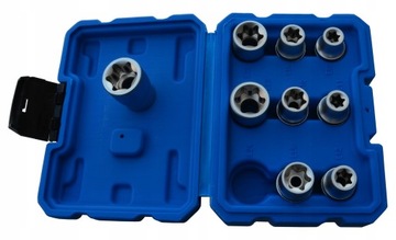 НАБОР ВНУТРЕННИХ ТОРЦЕВ TORX E10 E24, 9 ШТ.