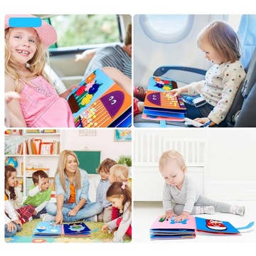 ТИХАЯ КНИГА-ИГРУШКА-УПРАЖНЕНИЕ С МОТИВОМ, ПОДАРОК