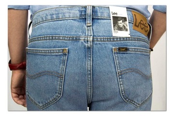 Lee Rider Worker męskie spodnie jeans Slim W36 L34