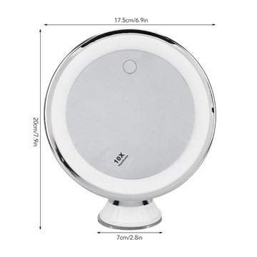 УВЕЛИЧИТЕЛЬНОЕ ЗЕРКАЛО ДЛЯ МАКИЯЖА, СОСУЩЕЕ ЗЕРКАЛО 10X