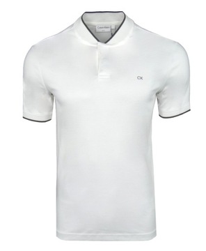 CALVIN KLEIN polo męskie, slim, białe, XXL