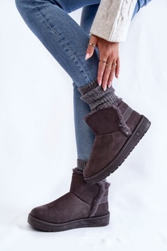 ЖЕНСКАЯ ЗИМНЯЯ ОБУВЬ BIG STAR, СНЕЖНЫЕ БОТИНКИ С УТЕПЛЕНИЕМ