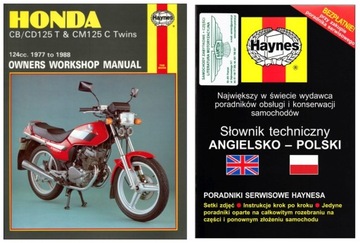 Honda CBCD125T CM125C (1977-1988) instrukcja napraw Haynes +GRATIS 24h