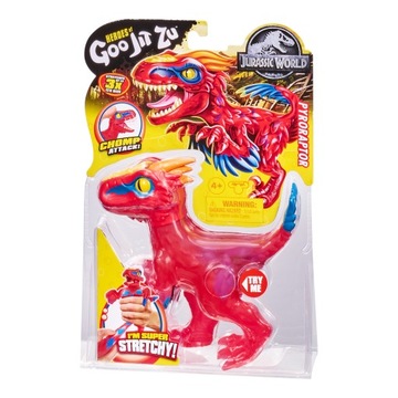 GOO JIT ZU JURASSIC WORLD FIGURKA DINOZAUR PYRO CZERWONY 41305
