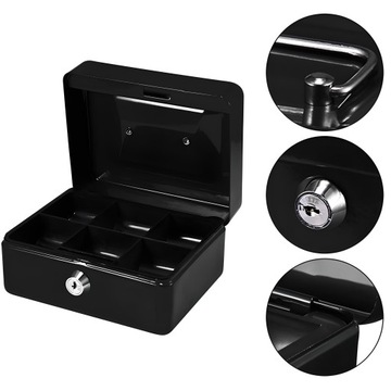 БОЛЬШАЯ КАССЕТА ДЛЯ ДЕНЕГ, МЕТАЛЛИЧЕСКИЙ СЕЙФ ДЛЯ МОНЕТ XXL