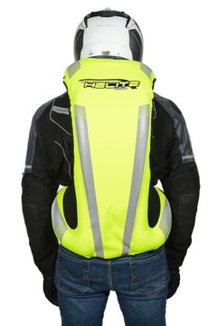 KAMIZELKA MOTOCYKLOWA ODBLASKOWA Z PODUSZKĄ r.M