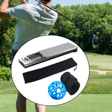 Opaska na nadgarstek do trenera swingu golfowego z torbą do przechowywania Lekki golf na prezent