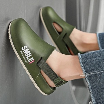 Summers Clogs Man Slippers Men Flats Mules Beach S