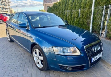 Audi A6 C6 Limousine 3.2 V6 FSI 255KM 2005 Audi A6 Limousine zarejestrowany QuattroBenzynaBEZWYPADKOWY Oryginalny Za, zdjęcie 14