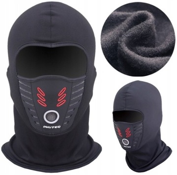 KOMINIARKA MOTOCYKLOWA ROWEROWA Z FILTREM POD KASK