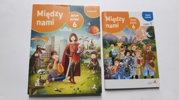 MIEDZY NAMI Jezyk polski 6 Podrecznik + Zeszyt cwiczen cz. 1