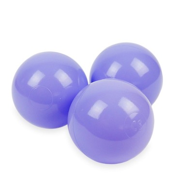 Kuleczki piłki do suchego basenu 7cm 50 szt. wrzos