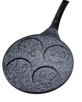 Patelnia do Jajek Placków Naleśników marmurowa INDUKCJA SMILING Pancakes