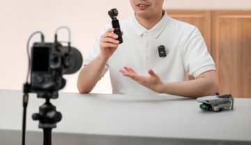 БЕСПРОВОДНАЯ СИСТЕМА ЗАПИСИ АУДИОПЕРЕДАЧИ DJI MIC БАЗОВЫЙ МИКРОФОН