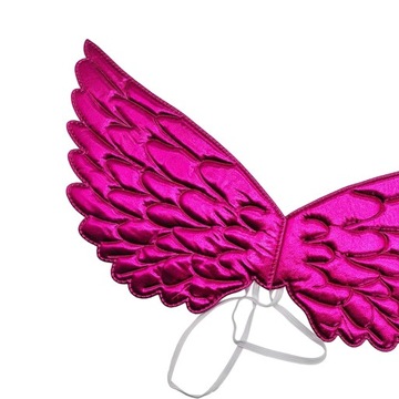Светящиеся крылья бабочки Принцесса Херувим Женщины Девушки Ангел Необычные розовые красные
