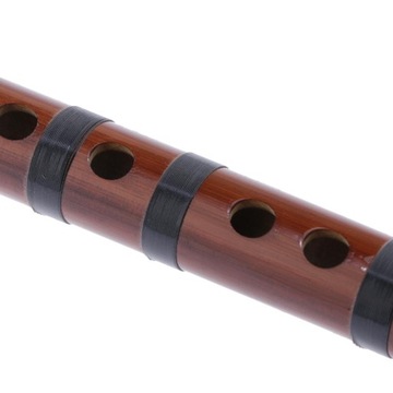 Chinese Vertical Bamboo Flute Traditional Woodwind Instrument Craft E Key