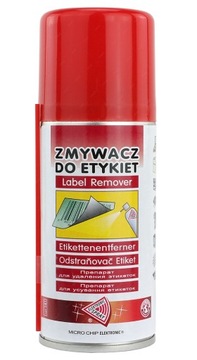 MOCNY ZMYWACZ DO KLEJU ETYKIET TAŚM NALEPEK REKLAM