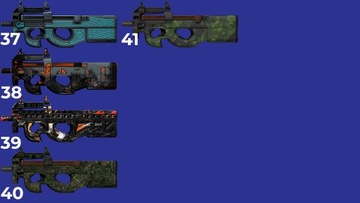 P90 SKIN BRONI COUNTER-STRIKE IRL do zawieszenia - PREZENT UPOMINEK