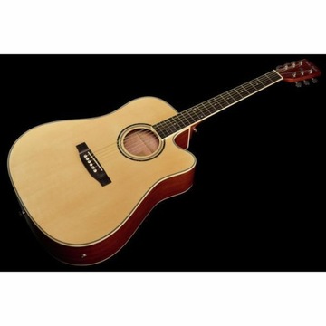 Электроакустическая гитара Harley Benton D-120CE NT Dreadnought