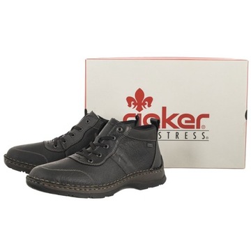 Buty Trzewiki Damskie Rieker Czarne 05308-00