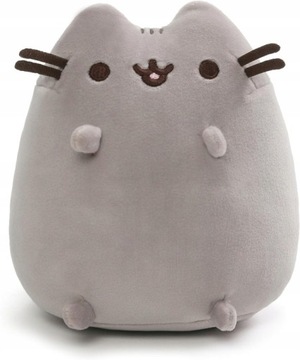 PUSHEEN MASKOTKA PRZYTULANKA PUSHIN MIĘKKA PUSZYSTA SZARA DUŻA