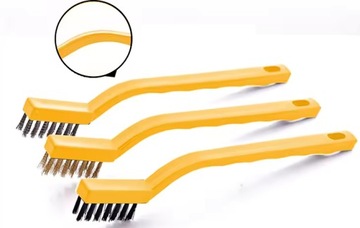 Набор проволочных кистей 3 шт. 18 см для насадок для краски по ржавчине