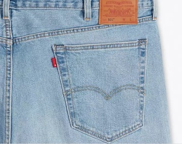 Levi's 501 Original - Jeansy męskie proste rozmiar 40/32