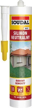 Silikon Neutralny SOUDAL 280ml. BIAŁY