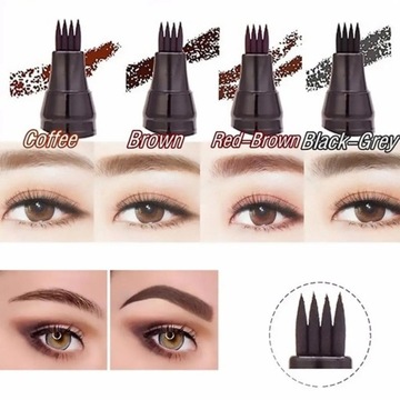 TINT MY 4-TIP BROW жидкий карандаш для бровей, водостойкий наконечник для микроблейдинга
