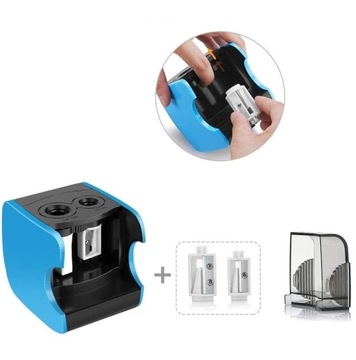 АВТОМАТИЧЕСКАЯ ЭЛЕКТРИЧЕСКАЯ ТОЧИЛКА ДЛЯ КАРАНДАШЕЙ, USB/АККУМУЛЯТОР, С 6 ЛЕЗВИЯМИ