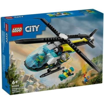 Klocki LEGO City 60405 Helikopter ratunkowy 6+ (Elementy: 226)