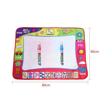 БОЛЬШОЙ ВОДНЫЙ КОВРИК ДЛЯ РИСОВАНИЯ +2 РУЧКИ