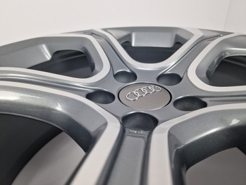4× DISK HLINÍK AUDI OE 8X0 7.5" X 18" 5X100 ET 38,5