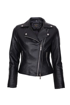 077_ L/40 _DAMSKA KURTKA SKÓRZANA RAMONESKA