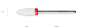 Frez Stożek do Paznokci Ceramiczny CB010 F
