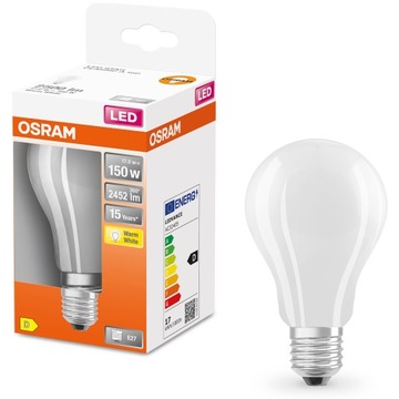 Светодиодная лампа накаливания E27 17Вт = 150Вт 2700К OSRAM