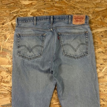 Spodnie Jeansowe LEVIS 505 38x32 Denim Męskie