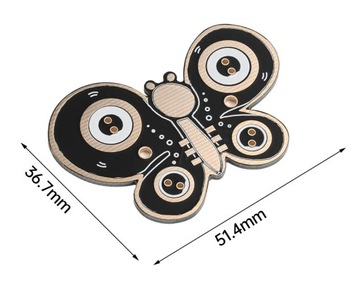 Wibrujący świecący motyl z silniczkiem wibracyjnym DIY KIT