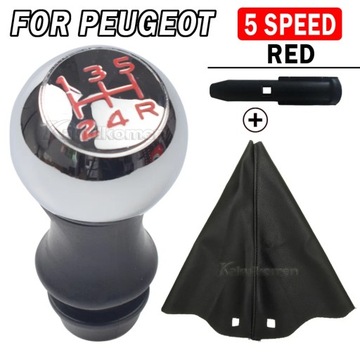 5-biegowa gałka zmiany biegów dla Peugeot 106 206 301 306 406 107 307 406 3