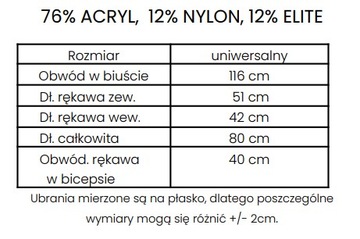 Sweter damski OLAVOGA LOPE 2023 czarny - UNI